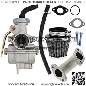 PZ20 Carburetor with Air Filter For Kazuma Baja50cc 70cc 90cc 110cc 125cc 110B NST Quad 4 stroke ATV 4 wheeler Go Dirt Bike,For Honda CRF50F XL75 CRF80F XR50R 20mm Carburetor
