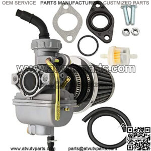 PZ20 Carburetor for Kazuma Baja 50cc 70cc 90cc 110cc 125cc 110B NST Quad 4 stroke ATV 4 wheeler Go kart Dirt Bike Honda CRF50F XL75 CRF80F XR50R & Air Fuel Filter PZ20 Carburetor
