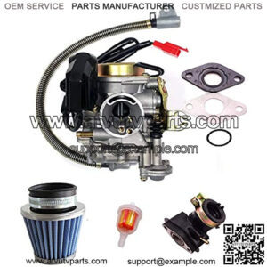 NEW 50CC CARBURETOR??Performance Adjustable CARBURETOR with electric choke for 50cc 80cc GY6 Engines