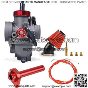 26mm Dirt Bike Carburetor PE26mm Motorcycle Carburetor Kit With Adjustable Throttle Cable 185cm Dirt 48MM Air Filter Carburetor Fit HONDA YAMAHA SUZUKI Motorcycle Dirt Bike SSR TTR 125-150cc