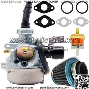 PZ19 Carburetor with Fuel Filter 35mm Air Filter for ATV Go Kart PZ19 19mm Carburetor 50cc 70cc 90cc 110cc 125cc ATV Dirt Pit Bike Honda CRF Carburetor, PZ19 Carburetor