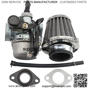 PZ19 Carburetor with Air Filter Replacement for Kazuma XR/CRF 50cc 70cc 90cc 110cc 125cc Dirt Pit Bike Go Kart 4 Wheeler