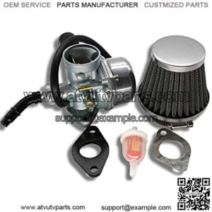 PZ19 Carburetor with Air Filter for Kazuma Baja Polaris Honda XR/CRF 50cc 70cc 90cc 110cc 125cc Dirt Pit Bike Go Kart