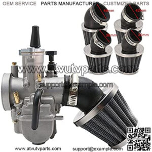 Universal Motorcycle Air Filter is Suitable for 50 110 125 140CC Pit Soil Bicycle Motorcycle Scooter Motorcycle Elbow Air Filter (Color : 48mm)