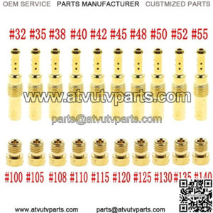 10 pcs Carburetor Main with 10 pcs Slow & Pilot for PWK Keihin OKO CVK Fits Scooters ATVs Karts with 125cc 150cc GY6 Motor Engine Carb