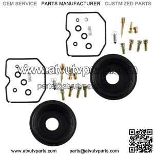 2Set Carburetor Repair kit Part Fit For Kawasaki KAF450 B1 Mule 1000 UTV 88 Best