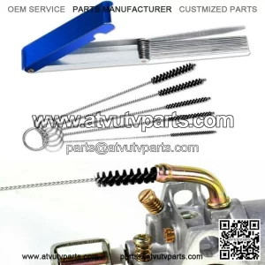 Carburetor Carb Jet Cleaning Tools Set Wire Cleaner Kit For Motorcycle ATV Parts (For: More than one vehicle)
