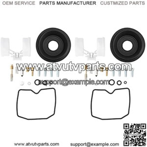 Carburetor Repair Kit Replacement,34pcs/Set Motorcycle Carburetor Repair Kits Replacement for KAWASAKI Vulcan 500 EN500 1991?1995