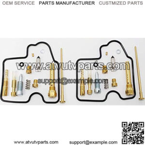TWO Quality Carburetor Carb Rebuild Repair Kits for the 2005-2007 Kawasaki KVF 750 Brute Force ATVs