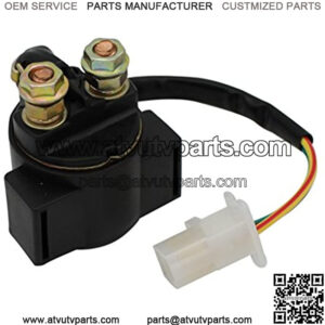 Starter Solenoid Relay for YAMAHA BIG BEAR 350 YFM350 1987-1998 ATV/BREEZE YFA125 1989-2004 ATV/MOTO-4 YFM200 YFM200 YFM225 YFM225 YFM350Honda TRX300 Fourtrax 300 1988-2008/FJ 600 1984 1985