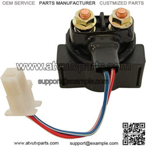 SND6053 Starter Compatible With/Replacement For Solenoid Relay Yamaha Badger Breeze Raptor Timberwolf Warrior 350 35850-HC4-000 463991 49-5847 3AY-81940-00-00 3SX-81940-00-00