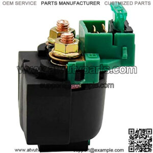 Starter Solenoid Relay 12v for KAWASAKI BAYOU 220 KLF220 1988-2002 BAYOU 250 KLF250 2003-2010 ATV KLX650 1993-1996/VN800 VULCAN 800 1996-2005/SUZUKI GSXR 750 1993/HONDA VT750C Shadow 2000