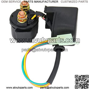 Motorcycle Starter Solenoid Relay Compatible with SSR Tao tao Sunl Kazuma Baja Roketa 4-Stroke GY6 Engine 50cc 70cc 125cc 150cc 200cc 250cc ATV Dirt Bikes Scooters Go Karts Moped