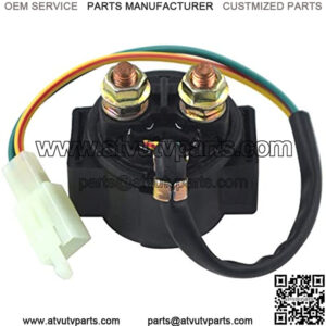 Starter Solenoid Relay for 4-Stroke GY6 Engine 50cc 150cc 200cc 250cc ATV Dirt Bikes Scooters Go Kart Dne Buggys Quad 4 Wheelers Pit Bike Moped Roketa SSR Taotao Sunl Coolster