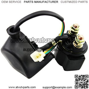 2 Pin Starter Solenoid Relay Replacement for 50cc 70cc 90cc 110cc 125cc Taotao Kazuma Sunl ATV Dirt Bike Pocket Bike Go Kart