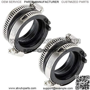 2 Carburetor Intake Boot Holder Compatible With Kawasaki Brute Force 750 Kvf750 A B C 2005 2006 2007