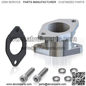 IM3-MA1 CNC 6061-T6 Aluminum Carburetor Intake Manifold Boot Joint Replacement for Yamaha Warrior 350 YFM350 87-04 ATV Quad 4Wheeler