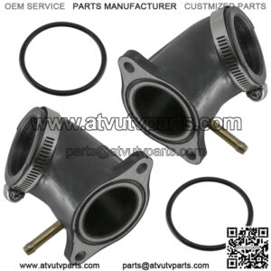 Front Rear Carburetor Boot Holder For Kawasaki Prairie 650 KVF650A KVF650B 02-03
