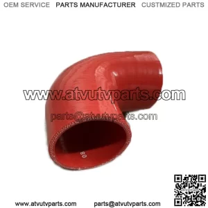 2.75 90 Degree Silicone Hose Red 3 Ply Turbo Coupler Pipe