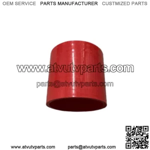 2.25" 3-PLY STRAIGHT TURBO/INTAKE PIPING SILICONE COUPLER REDUCER HOSE/PIPE RED