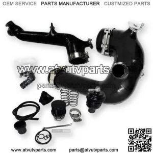 Polaris RZR XP Turbo & S Silicone Charge Tube Kit 2016 - 2024 WITH BOV