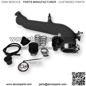 Silicone Charge Tube W BOV Polaris RZR Turbo R, XP, XP4, Turbo S & Pro