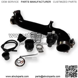 SxS Silicone Charge Tube W BOV Polaris RZR Turbo XP XP4 Turbo S, Pro, R