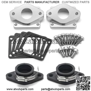 Split Intake Manifolds Kit 26mm-41mm Carb Carburetors For Yamaha Banshee 350 YFZ350 1987-2006