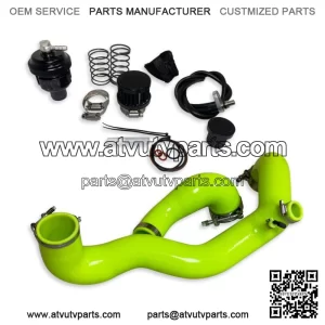 Can Am Maverick X3 Turbo Silicone GREEN Charge Tube Kit 2020+ XRC, XRS, XMR XDS