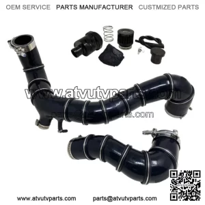 Can Am X3 R Turbo Black REINFORCED Silicone Charge Tubes & BOV 2017-2019