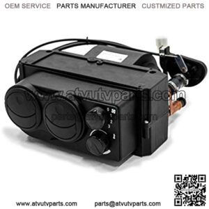 SuperATV Cab Heater for 2013+ Polaris Ranger XP 900 | 2014+ Polaris Ranger XP 900 Crew | Polaris Heater Includes Defrost Hoses and Vents | Built-in Shutoff Valve | Adjustable Temperature Fan Speeds