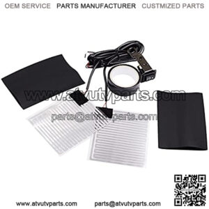 Universal 12V Motrcycle Heated Handlebar Adjustable ATV Heated Hand Grips Heater Warmer Kit Motorcycle Accessories