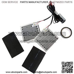 Motorcycle Heated Hand Grips E-Bike ATV Handlebar Heater Warmer Kit Fit for Suzuki Yamaha