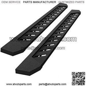 Clutch Running Boards Custom Fit 2009-2018 Dodge Ram 1500 Incl 2019-2021 Ram 1500 Classic , 2010-2021 Dodge Ram 2500 3500 Crew Cab Side Step Nerf bar ,7 Inch Wide Texture Black