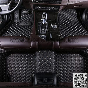 Car Floor Mats Custom for Lexus All Models, Suitable for 95% of The Models, Full-Coverage Non-Slip XPE Leather Automotive Liners Black Beige