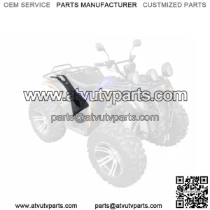 2pcs ATV Footrest Rear Passenger Foot Pegs for Polaris Sportsman Honda Yamaha