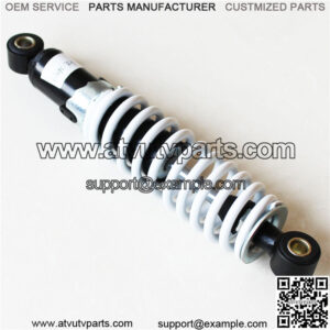 250mm Shock Absorber 250mm Universal Motorcycle Shock Absorber Adjustable Replacement for ATV Go Kart Quad Dirt Sport Bikes (white spring)