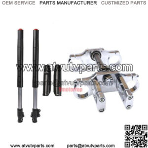 45#48# 22mm Triple Tree Handlebar Clamp Riser Front Fork Shocks Dirt Bike ATV