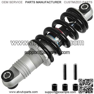 Preload MTB Mountain Wheel Chair Bike Rear Suspension Shock Absorber AL 6061 Coil Spring 750 Lbs 150mm (5.9") x 30mm 160mm (6.23") x 35mm 165mm (6.5") x 35mm with Extra Bushing