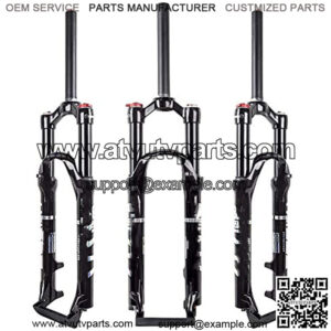 Mountain Front Fork 26 Inch 27.5 Inch 29 Inch Double Air Chamber Fork Bicycle Shock Absorber Front Fork Air Fork