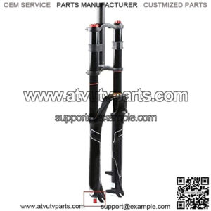 MTB Bike Front Fork 26 27.5 29 Inch Double Shoulder Control Downhill Suspension DH Air Pressure Straight Tube Ultralight Bicycle Shock Absorber Rebound Adjust