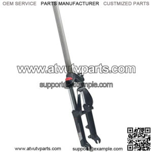 Bike Suspension Forks 20inch Folding Bicycle Suspension Fork Snow Bike Shock Absorber Extended Mechanical Fork for qr PM Disc/V- Brake