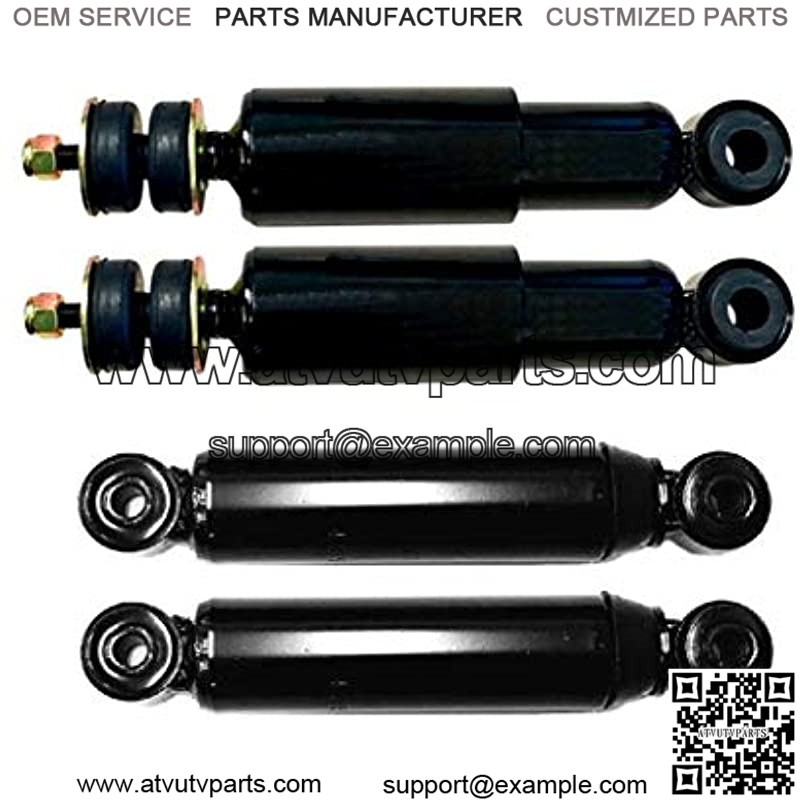 Front + Rear Shock Absorber Set Compatible with Club Car DS Gas/Electric 1014234, 1014235