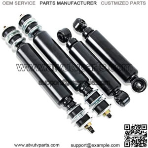 2 Pair Golf Cart Front and Rear Shock Absorbers Compatible with Club Car DS 1981-2011 Electric & Gas / G&E, 2004-Up Precedent Replace 1014236 1014235