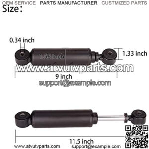 Golf Cart Front Shock Absorbers for Club Car Precedent 2004-Up Electric & Gas,Replace OEM#102288501,102588601