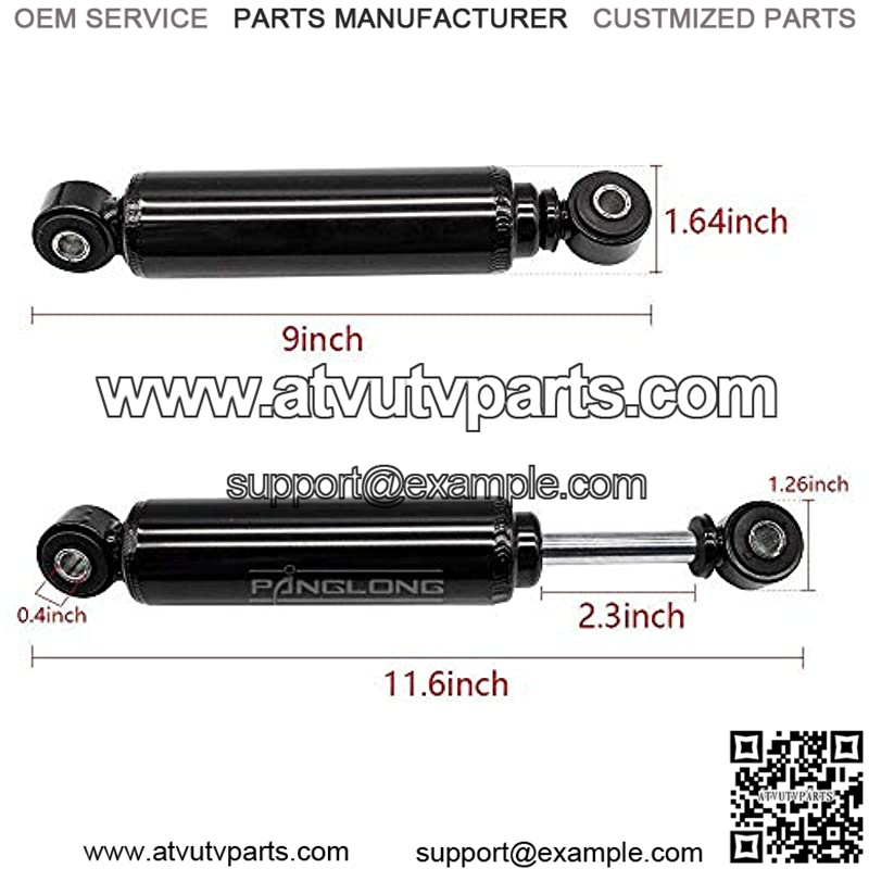 Front Shock Absorber (Tow Piece) fits Club Car DS&Precedent and 2 Set Rear Leaf Spring for Club Car DS - Image 3