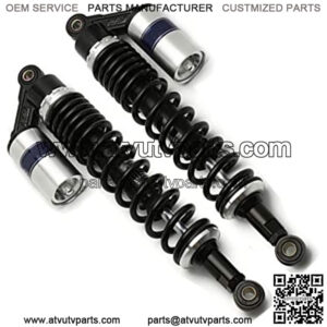 400mm 15.34" Motorcycle Air Shock Absorber Rear Suspension Motor Fit for Dirt Bike Motor Fit for Scooter ATV Quad D30 Motorcycle Suspension Strut Motorcycle Shock Absorber