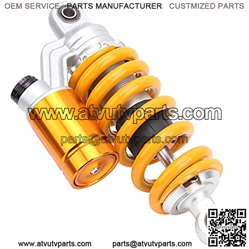 Front Rear Shock Absorber,Universal Shock Absorber Suspension Damper Front/Rear 240mm W/Air Tank Fit for Motorcycle ATV Off Roader