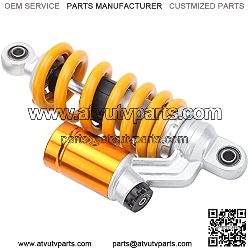 Front Rear Shock Absorber,Universal Shock Absorber Suspension Damper Front/Rear 240mm W/Air Tank Fit for Motorcycle ATV Off Roader - Image 2