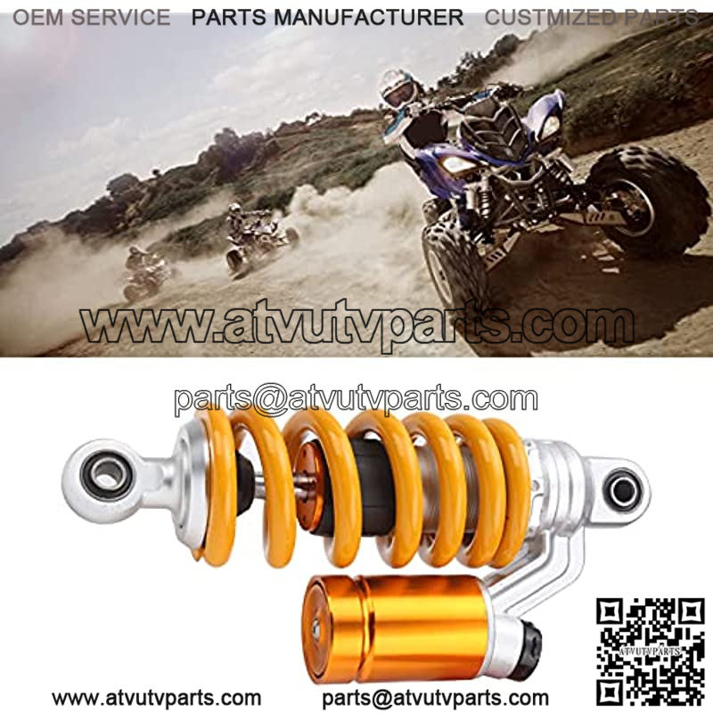 Front Rear Shock Absorber,Universal Shock Absorber Suspension Damper Front/Rear 240mm W/Air Tank Fit for Motorcycle ATV Off Roader - Image 3